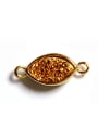 thumb Marquise Agate Stone Gold Plated Pendant 0