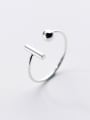 thumb Simply Style Geometric Open Design S925 Silver Ring 0