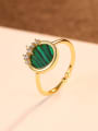 thumb 925 Sterling Silver With Enamel Simplistic Round  Free Size  Rings 2