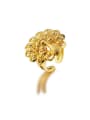 thumb Copper Alloy 24K Gold Plated Classical style Peacock Ring 0