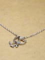 thumb Simple 925 Silver Hollow Puppy Dog Necklace 1