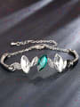 thumb All-match Oval Shaped Glass Stone Bracelet 1