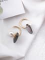 thumb Alloy With Gold Plated Simplistic Round Shell Drop Earrings 1