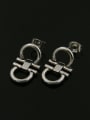 thumb Western Style Personality Geometric Shaped Stud Earrings 2