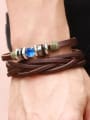 thumb Retro style Multi-band PU Adjustable Men Bracelet 1