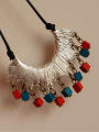 thumb Ethnic Style Fan Shaped Necklace 2