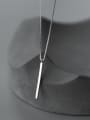 thumb 925 Sterling Silver With Platinum Plated Trendy Geometric Necklaces 0