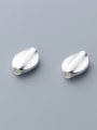 thumb 925 Sterling Silver With Platinum Plated Personality Leaf  Beads 1