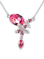 thumb Exquisite Shiny austrian Crystals Pendant Alloy Necklace 2