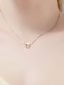 thumb austrian Crystals Square-shaped Necklace 1
