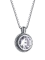 thumb 925 Sterling Silver With Cubic Zirconia  Vintage Round Necklaces 0