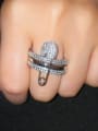 thumb Copper With  Cubic Zirconia Fashion free size Rings 3