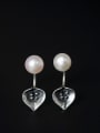 thumb Freshwater Pearls Calla Separated Stud drop earring 0
