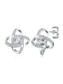 thumb Personality Geometric Shaped Glass Beads Earrings 0