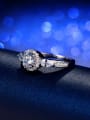 thumb Hearts and Arrows Zircons Engagement Ring 0