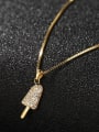 thumb 925 Sterling Silver With Gold Plated Cute  Ice Cream Necklaces 1