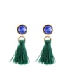 thumb 2018 Fashion Tassel Drop Chandelier earring 0