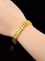 thumb Luxury Gold Plated Double Layer Heart Shaped Bracelet 1