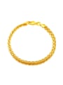 thumb 18K Gold Plated Fashion Woven Bracelet 0