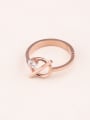 thumb Personality Zircon Rose Gold Plated Ring 1