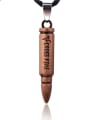 thumb Stainless Steel With Antique Copper Plated Vintage Bullet Necklaces 0