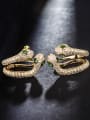 thumb New double-headed snake Earbone clip on individual animal Earrings 3