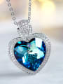thumb austrian Crystals Heart-shaped Necklace 0