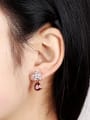 thumb Quality Of Zircon Flower Fashion stud Earring 1