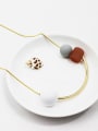 thumb Women 18K Gold Plated Eraser Beads Necklace 2