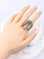 thumb Personalized Retro style White Crystal Alloy Ring 1
