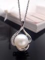 thumb Fashion Freshwater Pearl Flower-shaped Necklace 0