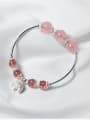 thumb 925 Sterling Silver With elephant & strawberry crystals Bracelets 0