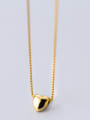 thumb 925 Sterling Silver With 18k Gold Plated Classic Heart Necklaces 3