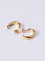 thumb Alloy With Gold Plated Simplistic Geometric Clip On Earrings 2