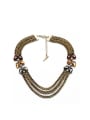 thumb Retro Multi Layer Alloy Necklace 0