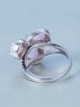 thumb Fashion Water Drop shaped Opal Stones Ring 2