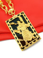 thumb Square Shaped Chinese Elements Pendant 0