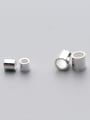 thumb 925 Sterling Silver With Silver Plated Fashion Geometric Beads 0