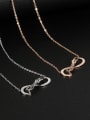 thumb Simple Titanium Forever Women Necklace 2