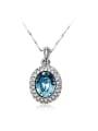thumb 18K White Gold Austria Crystal Necklace 0