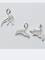 thumb 925 Sterling Silver With Silver Plated Trendy fish tail Charms 0