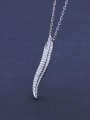 thumb Feather Shaped Necklace 0