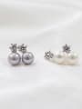 thumb Simple Freshwater Pearls Women Stud Earrings 2