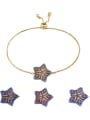thumb Star-shape Accessories Gold Plated Women Bracelet 1