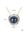 thumb New Pure Silver Natural Freshwater Pearl Pendant Necklace 3