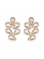 thumb Personalized Water Drop austrian Crystals Alloy Stud Earrings 3