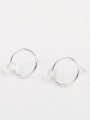 thumb Fashion Cubic Crystal Round Stud Earrings 2