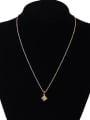 thumb Exquisite 18K Gold Plated Geometric Shaped Necklace 3