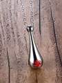 thumb Exquisite Perfume Bottle Shaped Stainless Steel Pendant 1