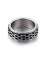 thumb Stainless Steel With Antique Silver Plated Fashion Rings 1